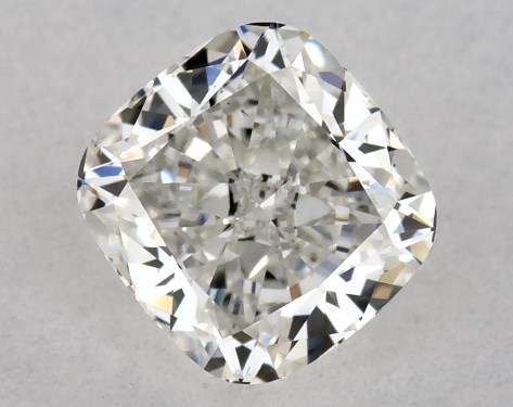 GIA 0.53 Carat H-VS2 Ideal Cut Cushion Modified Natural Diamond
